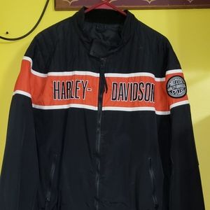 Like New Harley Davidson men's windbreaker jacket